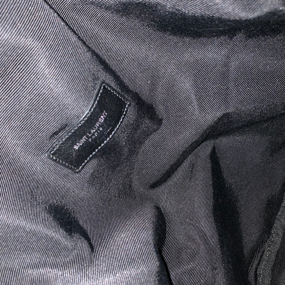 Saint Laurent Rider Medium Python-Print Bucket Bag - Picture 5 of 7